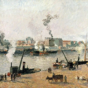 Misty Morning, Rouen, 1896 (oil on canvas)
