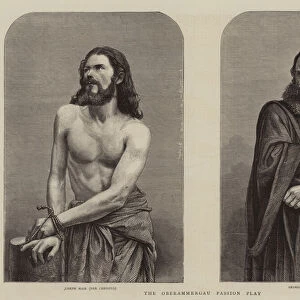 The Oberammergau Passion Play (engraving)