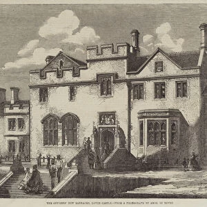 The Officers New Barracks, Dover Castle (engraving)