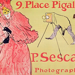 P. Sescau Photographe (poster), 1894 (five colour print lithograph with brush, crayon