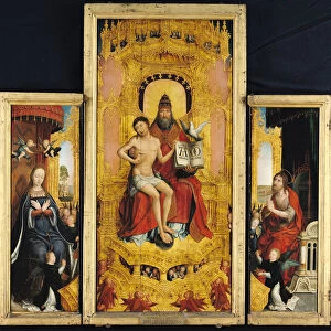 Polyptych of the Glorification of the Holy Trinity, central panel depicting the Trinity