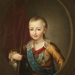 "Portrait d Alexandre Ier de Russie enfant"