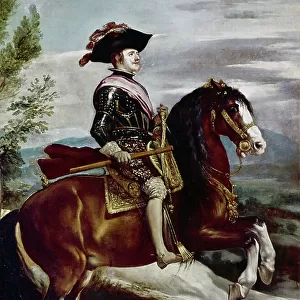 Portrait of Portrait of Philip IV on horseback, c. 1635 (oil on canvas)