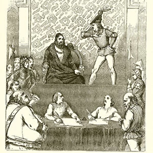 Prince Henry Striking the Chief Justice (engraving)