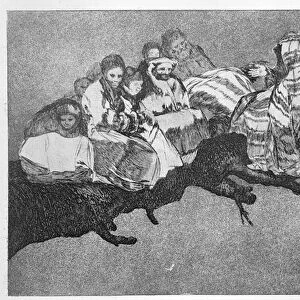 Ridiculous dream, plate 3 of Proverbs, 1819-23, pub. 1864 (etching)