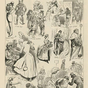 Sketches at the Shakespeare Show (engraving)