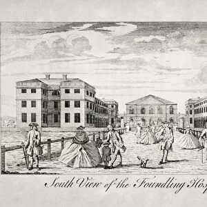 South view of the Foundling Hospital, London, 1749 (engraving)