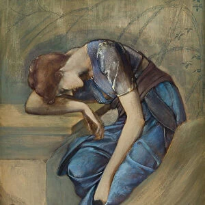 Study for the Briar Rose Series, The Garden Court, 1889 (oil on canvas)