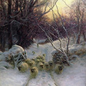 The Sun had closed the Winter Day, 1904 (oil on canvas)