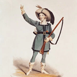 Thomas Simpson Cooke (1782-1848) as Adolph in Webers Der Freischutz