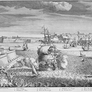 View of the City of Valetta, Port of Malta, c. 1736 (engraving)