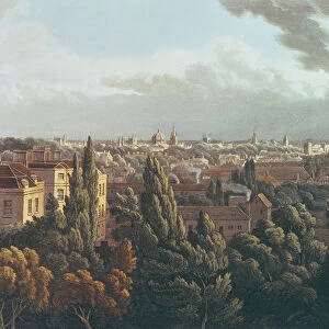 View of Oxford from the Gallery in the Observatory, engraved by J. Bluck, 1st July 1814