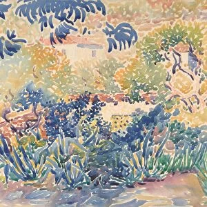 Artist Garden St Clair 1904-5 Watercolor Sheet