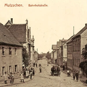 Houses Landkreis Leipzig Mutzschen 1910 BahnhofstraBe