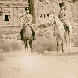 Petra Turkish soldiers 1925 Jordan Extinct city