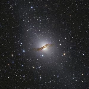 NGC 5128 radio galaxy in the constellation Centaurus