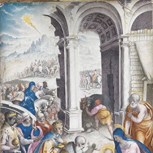 The Adoration of the Magi. Artist: Clovio, Giulio (1498-1575)