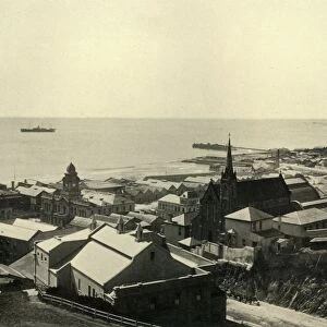 Algoa Bay and Port Elizabeth, from the Lighthouse, 1901. Creator: Wilson