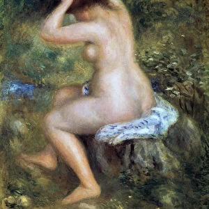 A Bather, 1885-1890. Artist: Pierre-Auguste Renoir