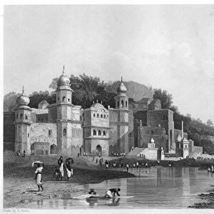 Hurdwar, a place of Hindu pilgrimage, India, c1860