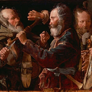 The Musicians Brawl, c. 1625-1630. Artist: La Tour, Georges, de (1583-1652)