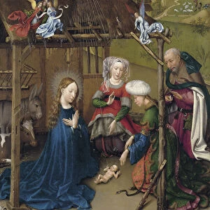 The Nativity, ca 1435. Artist: Daret, Jacques (ca 1404-ca 1470)