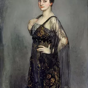 Portrait de Madame Louis Rosenau, c.1913. Creator: Antonio de La Gandara