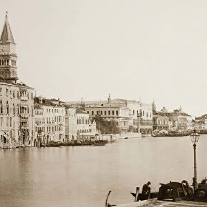 Untitled (20), c. 1890. [Grand Canal with Doges Palace in the distance, Venice]