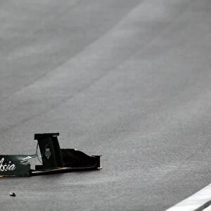 Formula One World Championship: Front wing of Jarno Trulli Lotus T127