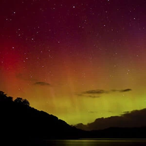 Aurora Australis; Stewart Island, New Zealand