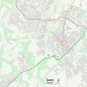 County Durham DH8 5 Map