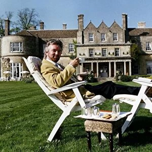 Noel Edmonds Tv Presenter relaxing at Luckham Park scene of one of his sexy weekends with