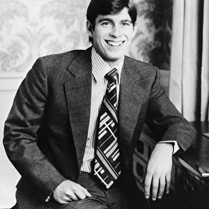 Prince Andrew Duke Of York on his coming of age at 18 years old January 1978