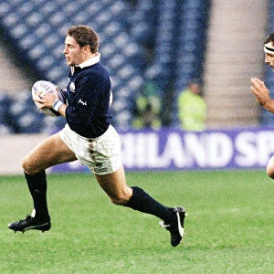 Scotland 8 Australia 37 November 1997 Rugby Union Murrayfield Scotlands Alan Tait Makes