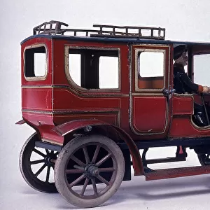 Toy car made in Germany in the early 1900s