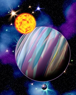 Satellites Prints: Alien planets
