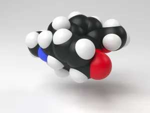 Analgesia Prints: Codeine molecule