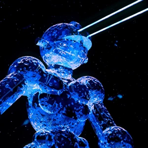Android Prints: Computer artwork of an android robot
