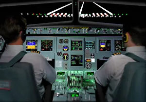 Transportation Prints: Flight simulator