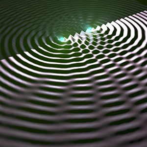 Ripple Prints: Interference patterns, artwork C016 / 9857