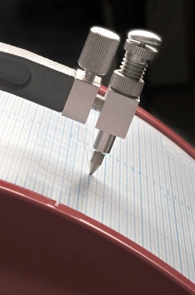 Recording Prints: Lung function test trace