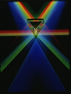 Prism Prints: Multiple refraction and reflection from prism