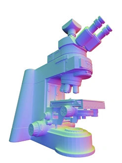 Optical light microscope with camera