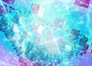 Quantum computing, conceptual artwork