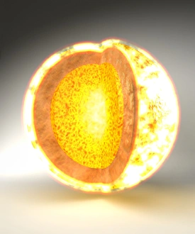 Astrophysics Prints: Sun internal structure