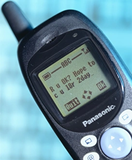 Technological Communication Prints: Text message