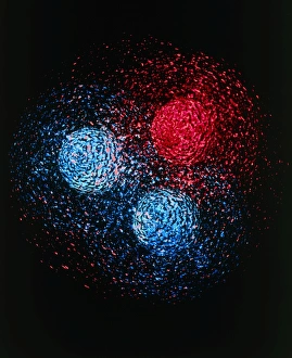 Visualisation of quark structure of proton