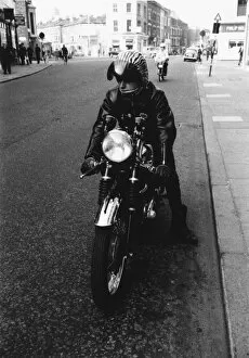 Rocker and bike in Brixton